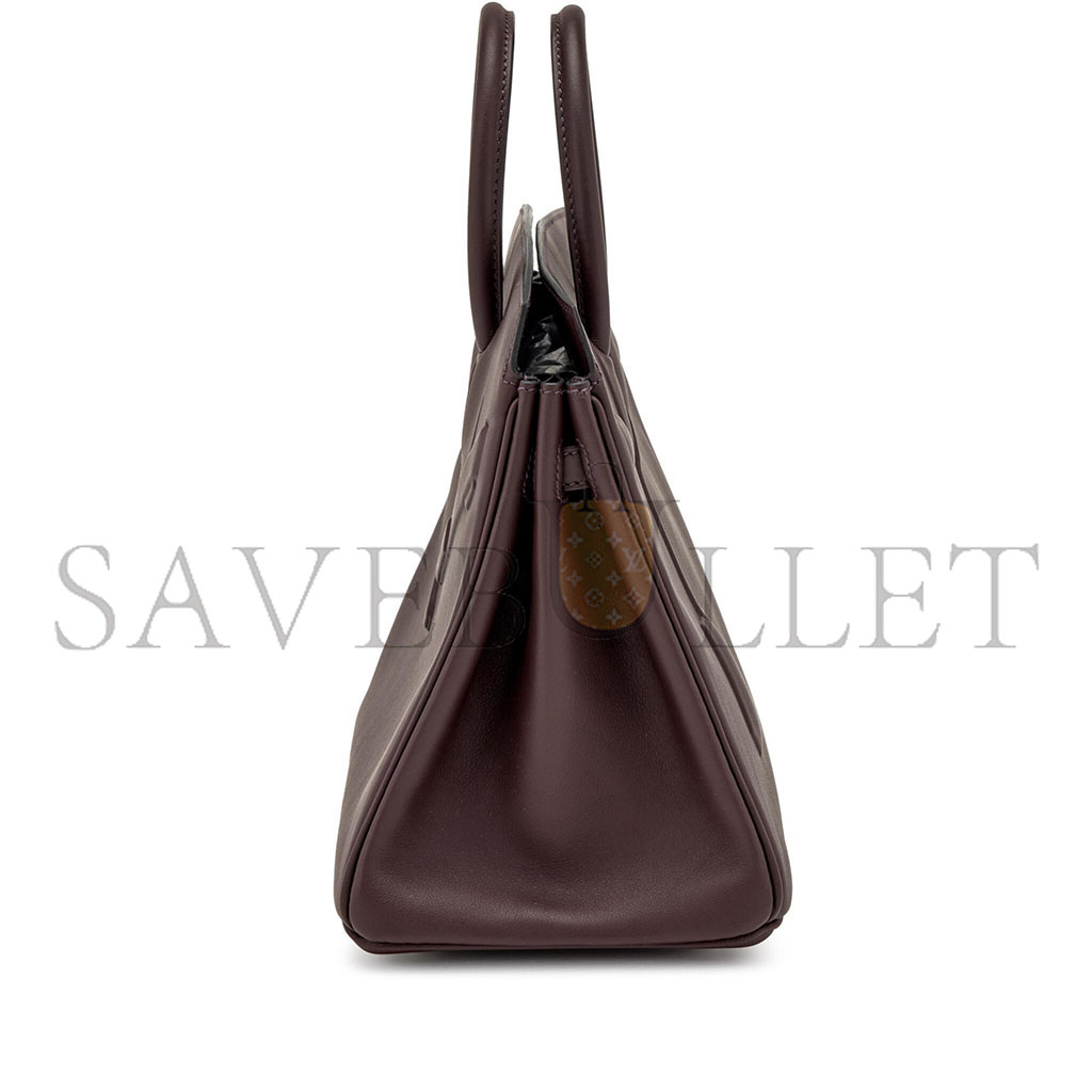 h**mes master birkin 25 shadow swift leather phanT0m saddle red bag h082629ck76 (25*20*13cm)